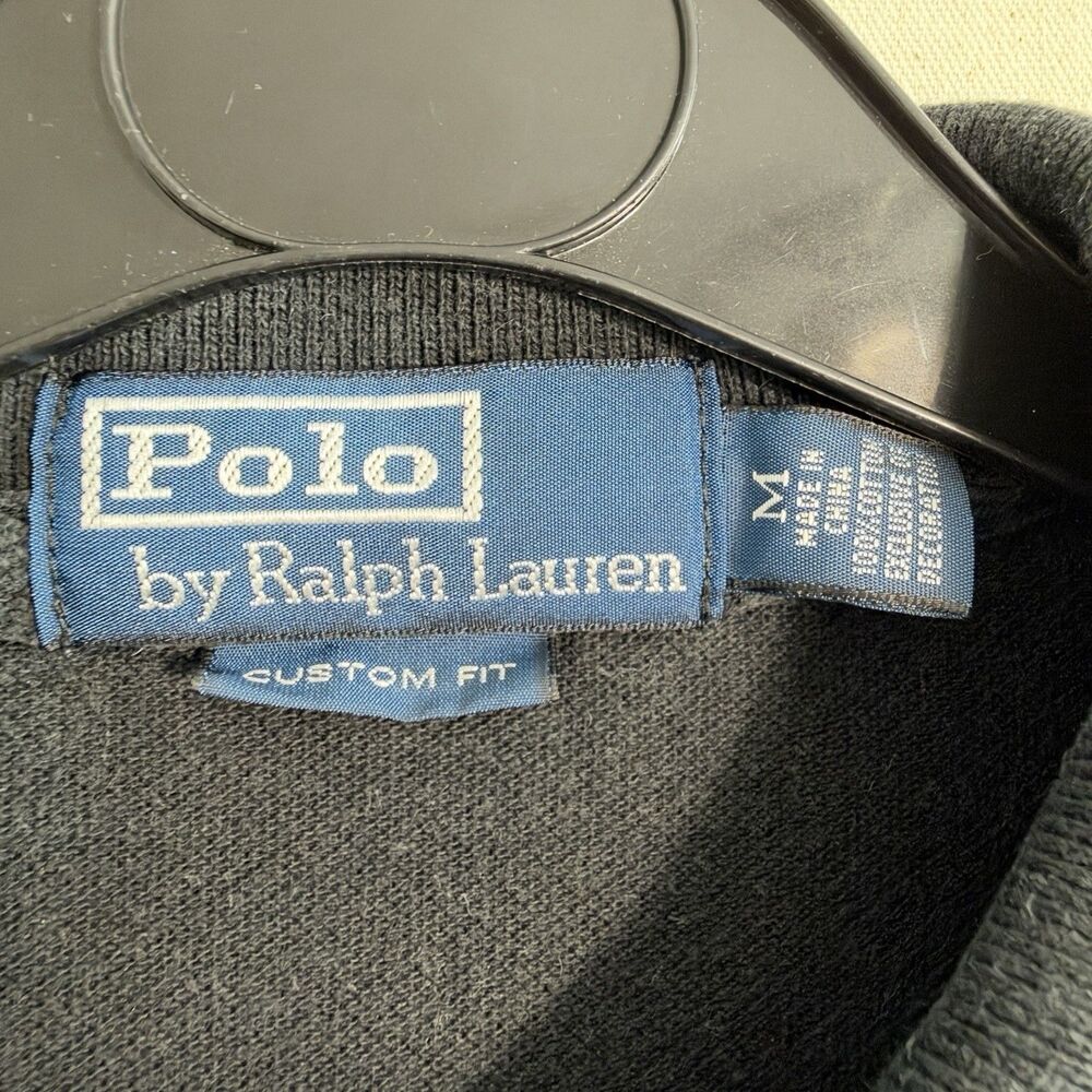Men Polo Ralph Lauren Blackwatch Scotland Black #2 Polo Shirt Size M Custom Fit - Picture 3 of 9